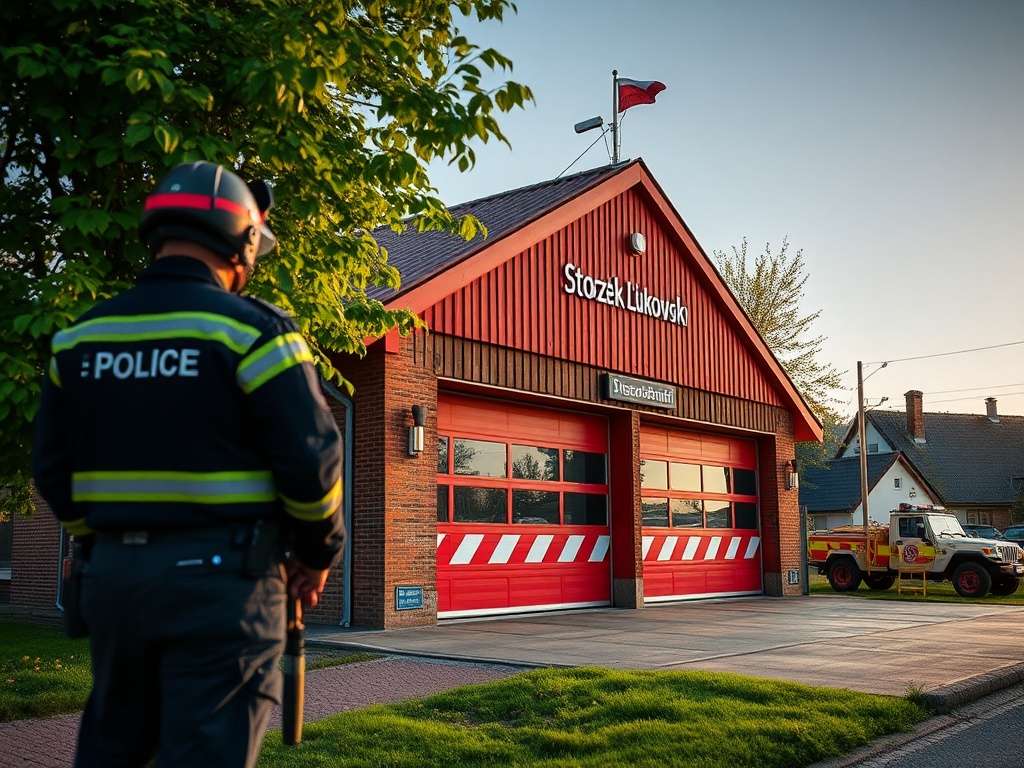 Dramatyczna akcja strażaków ze Stoczka Łukowskiego. Pożar przerwał zebranie
