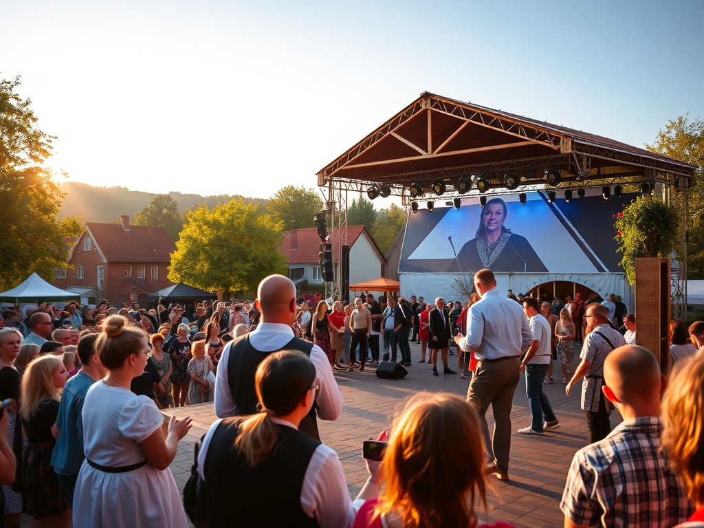 Tradycyjna procesja z palmami podczas Niedzieli Palmowej w Stoczku Łukowskim, mieszkańcy niosą palemki przez ulice miasta