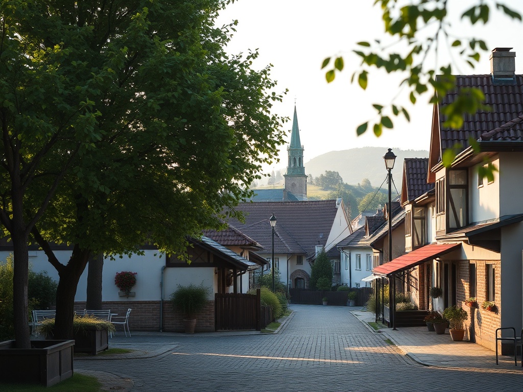 Bocian biały na kominie starego domu w Stoczku Łukowskim, przygotowujący się do gniazdownia na wiosnę