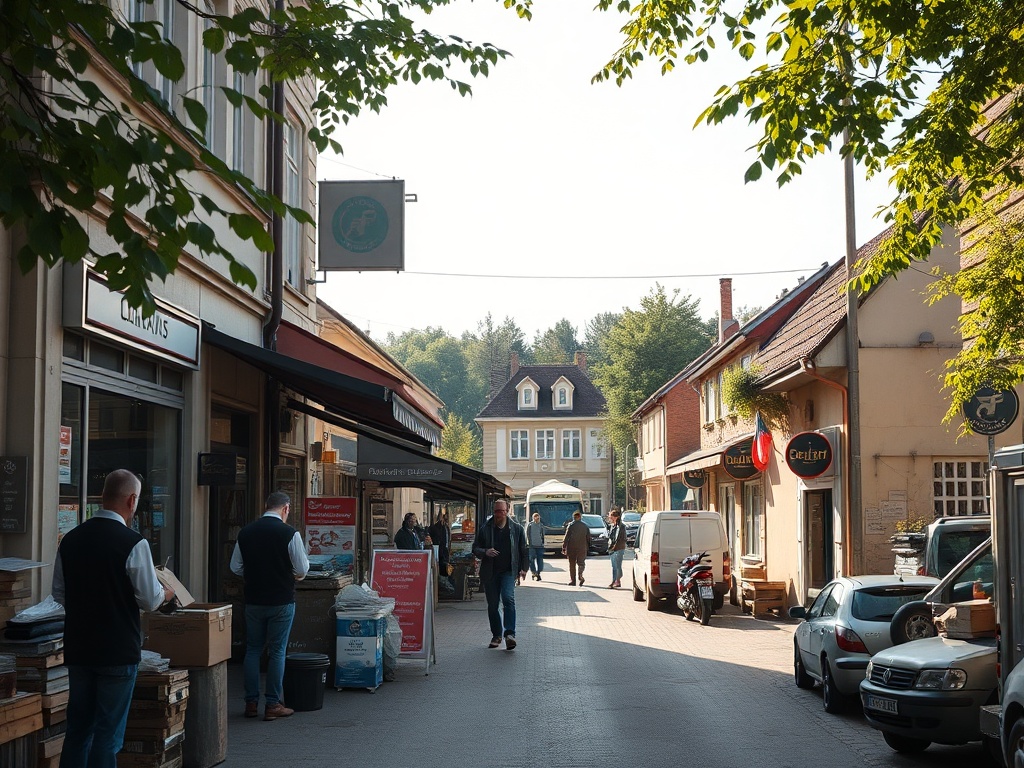 Plakat informujący o dotacjach dla rodzin ze Stoczka Łukowskiego, podkreślający szansę na rozwój