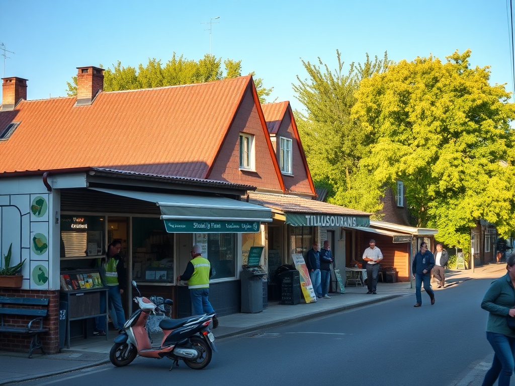 Mapa przedstawiająca przebieg nowej sieci kanalizacyjnej w Stoczku Łukowskim